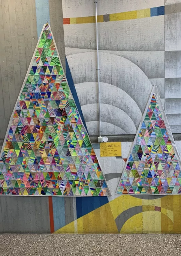 Bild in der Beschreibung des Unterrichtsmaterials Tannenbaum Dreiecke 🎄 Mosaik - Gemeinschaftsbild Poster PAKET Winter Weihnachten von Doodleteacher #5