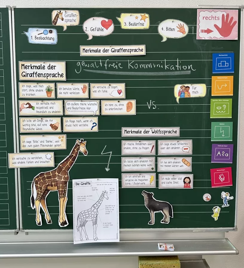 Bild in der Beschreibung des Unterrichtsmaterials Giraffensprache 🦒 / gewaltfreie Kommunikation XL PAKET (soziales Lernen & Konfliktlöser) von Doodleteacher #4