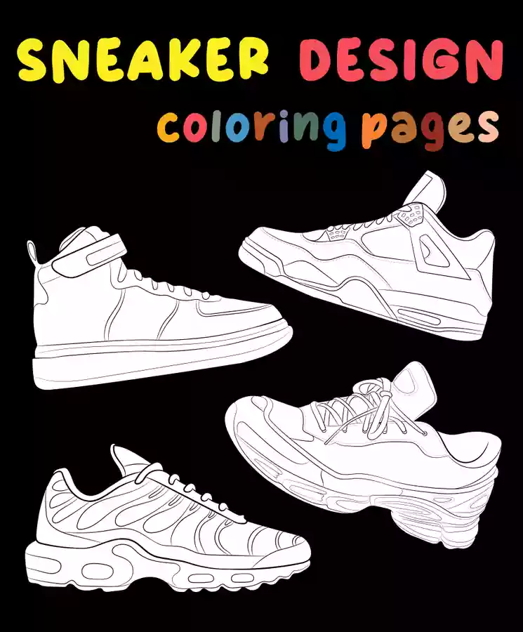 Ausmalbilder Vans Schuhe Malen Sneaker Design Coloring Pages For