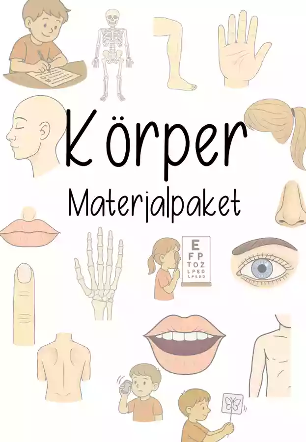Materialpaket: Mein Körper 1./ 2. Klasse – Unterrichtsmaterial in den ...