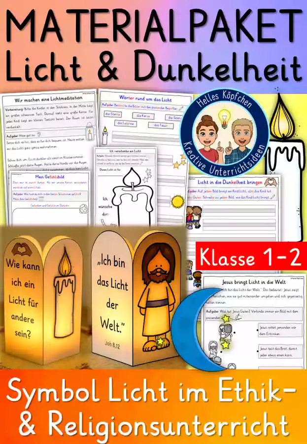 Symbol Licht Religion Und Ethik Klasse 1 2 MATERIALPAKET symbol-licht-religion-und-ethik-klasse-1-2-materialpaket
