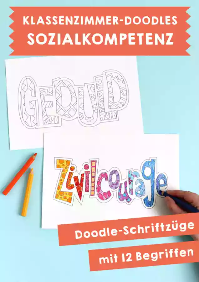 Klassenzimmer-Doodles - Sozialkompetenz – Unterrichtsmaterial in den ...
