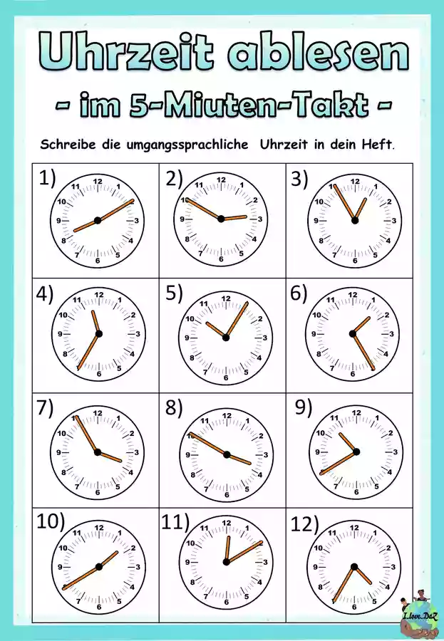 übungen Uhr Lernen App Kostenlos Uhrzeit Ablesen