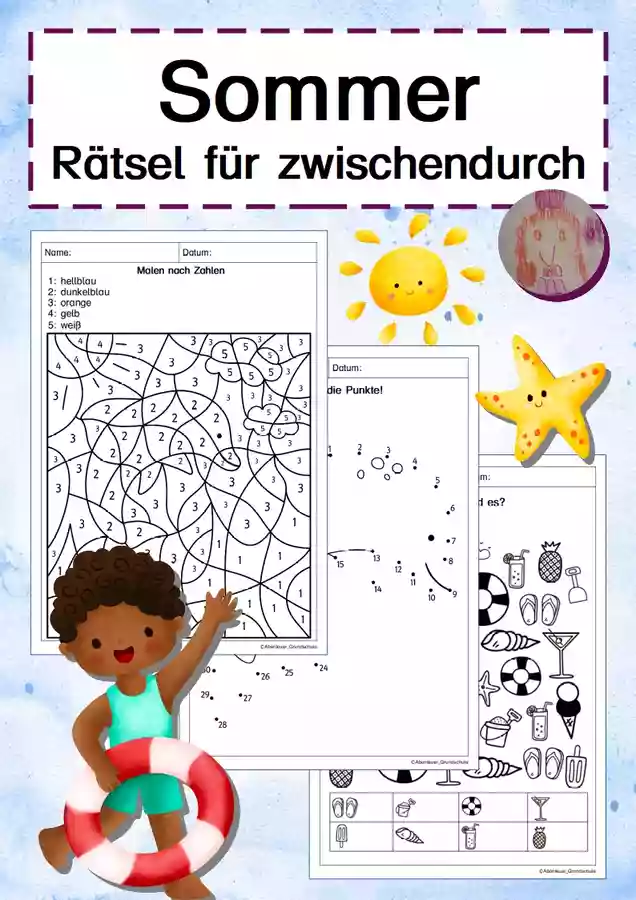 Sommerliche R tsel F r Zwischendurch 1 Klasse Unterrichtsmaterial sommerliche-r-tsel-f-r-zwischendurch-1-klasse-unterrichtsmaterial