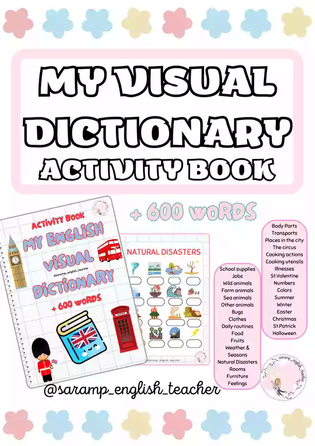 MY VISUAL DICTIONARY (+600 PICTURES +30 TOPICS) NO WORDS - material de ...