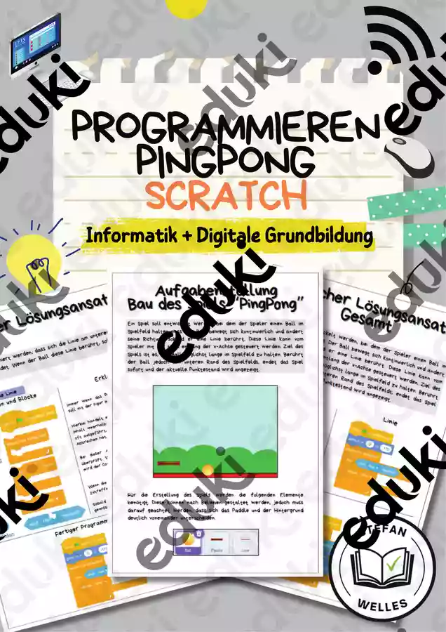 Scratch PingPong Anf nger Programmieren Unterrichtsmaterial Im scratch-pingpong-anf-nger-programmieren-unterrichtsmaterial-im