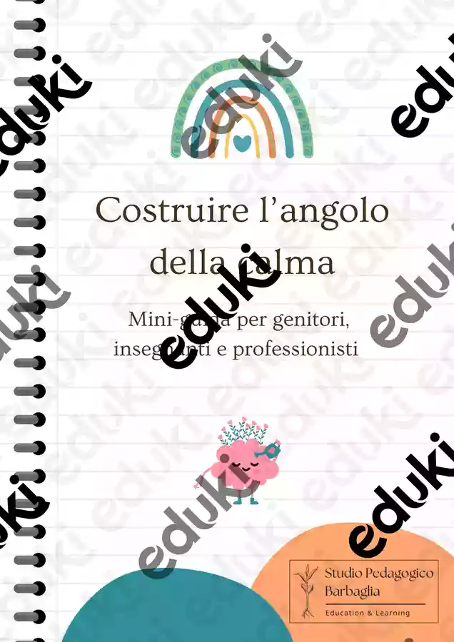 Mini-guida per costruire l'angolo della calma Materiale