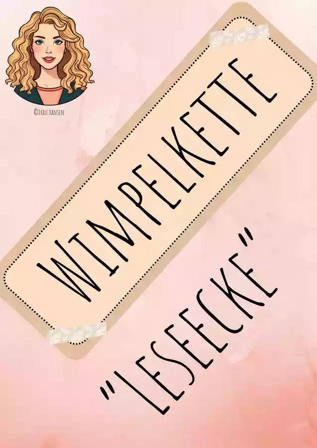Wimpelkette "Leseecke" Poster - Wimpelkette "Leseecke" - Frau.Hansen - Deckblatt