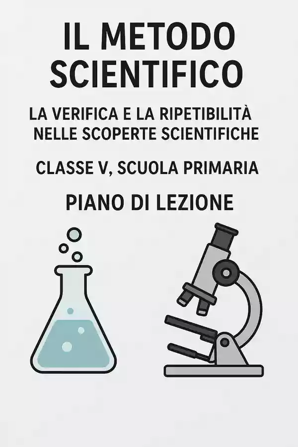 La verifica e la ripetibilità nelle scoperte scientifiche Piani di lezione - La verifica e la ripetibilità nelle scoperte scientifiche - Scienza Magica - Pagina di copertina
