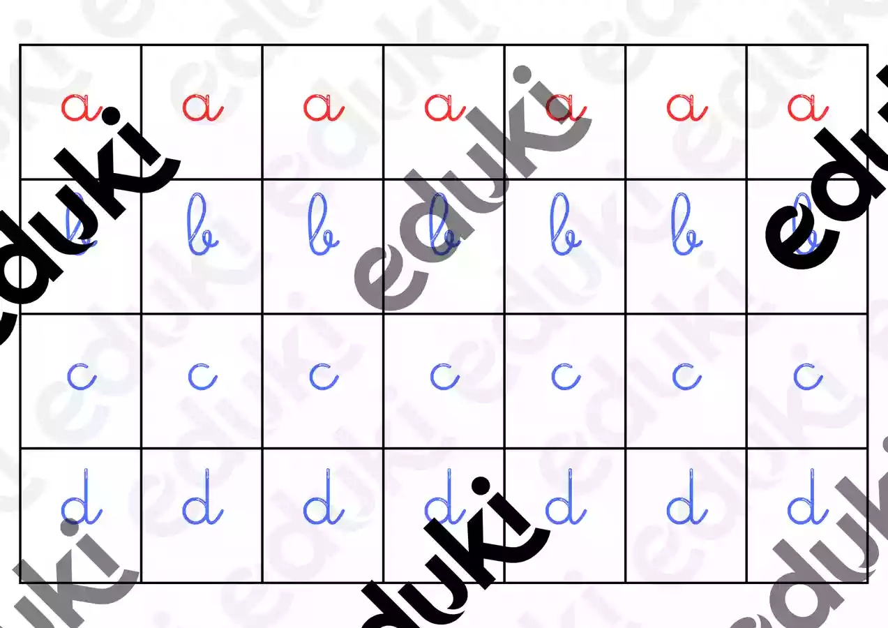 Lettres cursives à tracer - Ressource pédagogique pour ton cours de ...