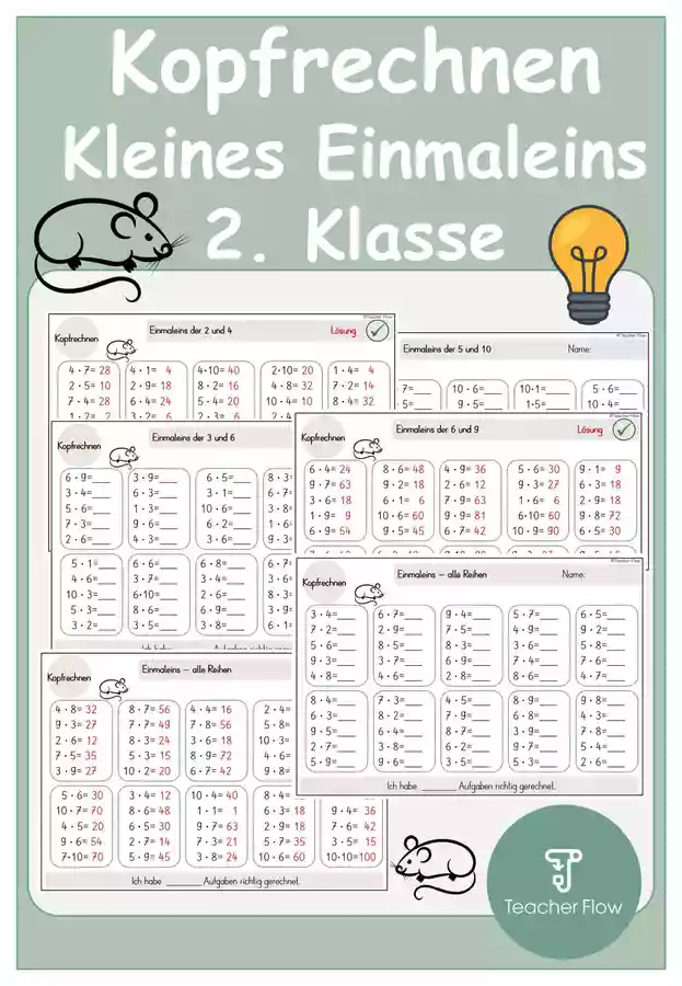 Kopfrechnen 2 Klasse Kleines Einmaleins Mit L sungen kopfrechnen-2-klasse-kleines-einmaleins-mit-l-sungen