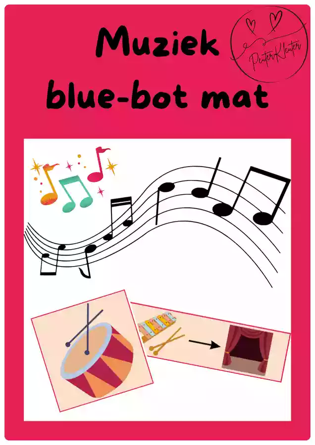 Muziek blue-bot mat - Lesmateriaal in het vak Vakoverschrijdend