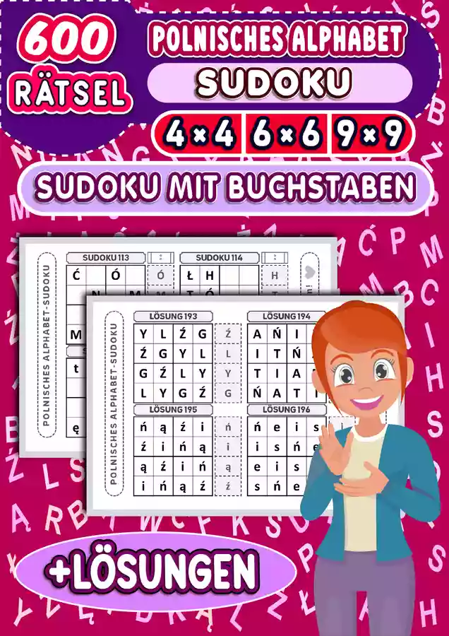 POLNISCHES ALPHABET SUDOKU 600 R TSEL MIT L SUNGEN polnisches-alphabet-sudoku-600-r-tsel-mit-l-sungen