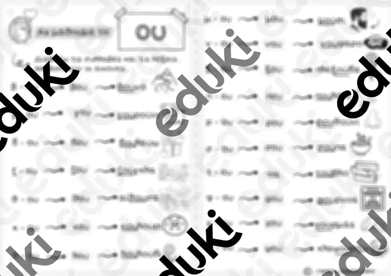 Μαθαίνω το -ου- για Α' & Β' Δημοτικού - Εκπαιδευτικό υλικό για το μάθημα