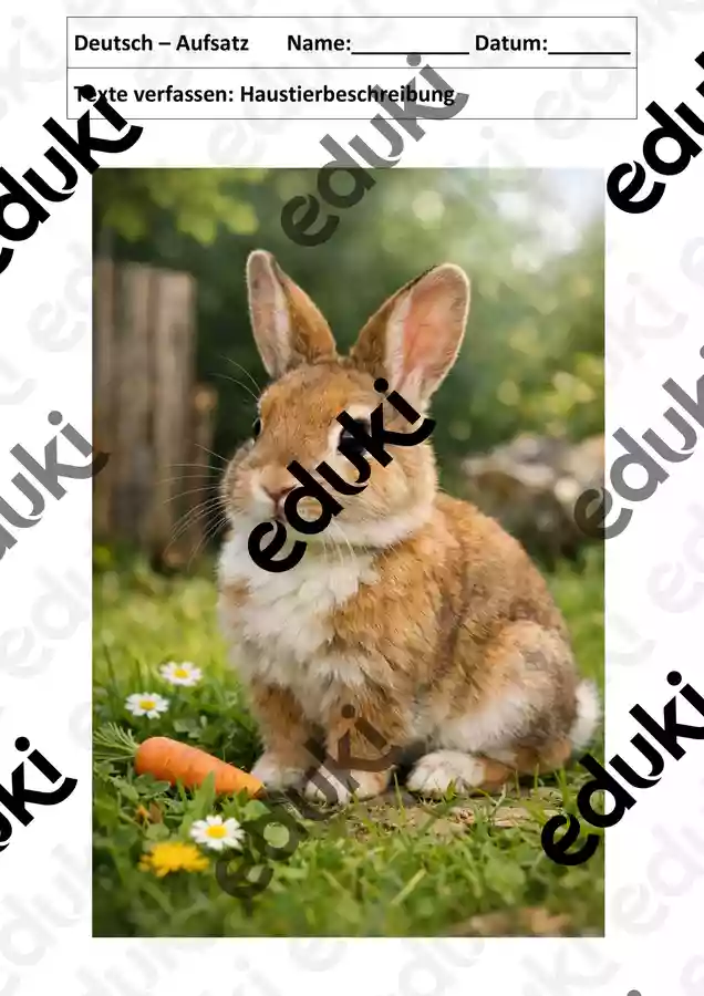 Kaninchen Und Katze Haustierbeschreibung Klasse 3 Und 4 kaninchen-und-katze-haustierbeschreibung-klasse-3-und-4