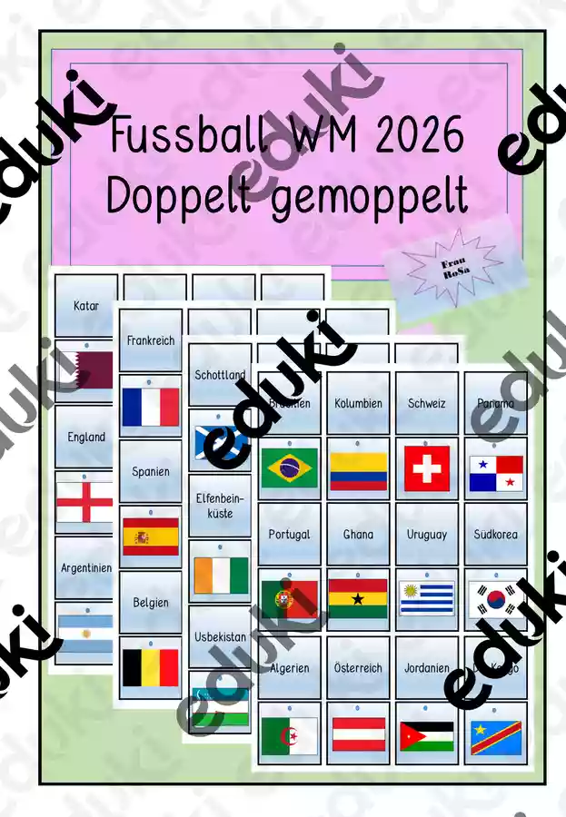 Fu ball WM Weltmeisterschaft 2026 Doppelt Gemoppelt Flaggen fu-ball-wm-weltmeisterschaft-2026-doppelt-gemoppelt-flaggen