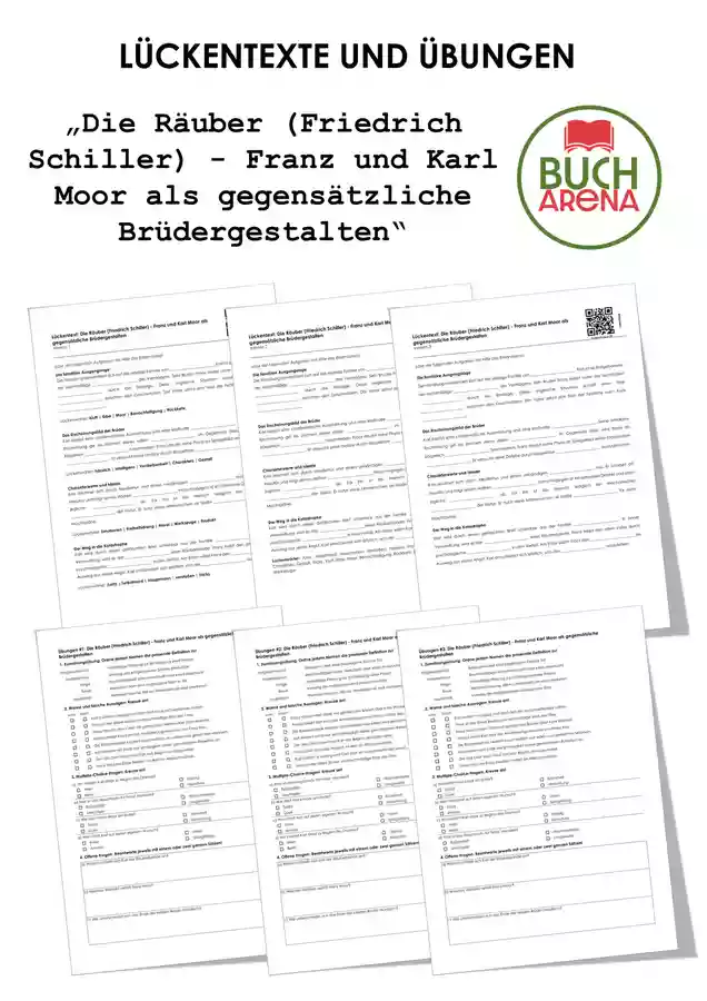 Die Räuber (Friedrich Schiller) - Franz und Karl Moor als ...