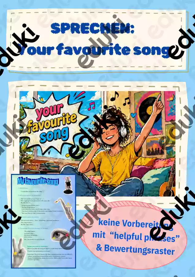 Englisch Pr sentation My Favourite Song Klasse 5 6 M ndliche englisch-pr-sentation-my-favourite-song-klasse-5-6-m-ndliche
