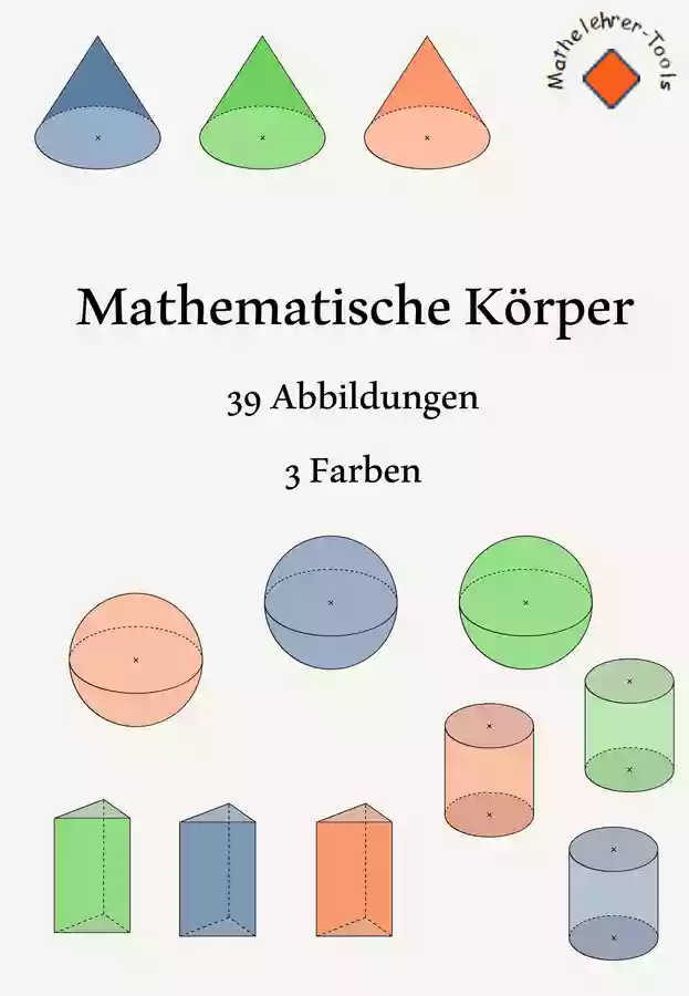 Cliparts Mathe: 39 geometrische Körper im png-Format ...