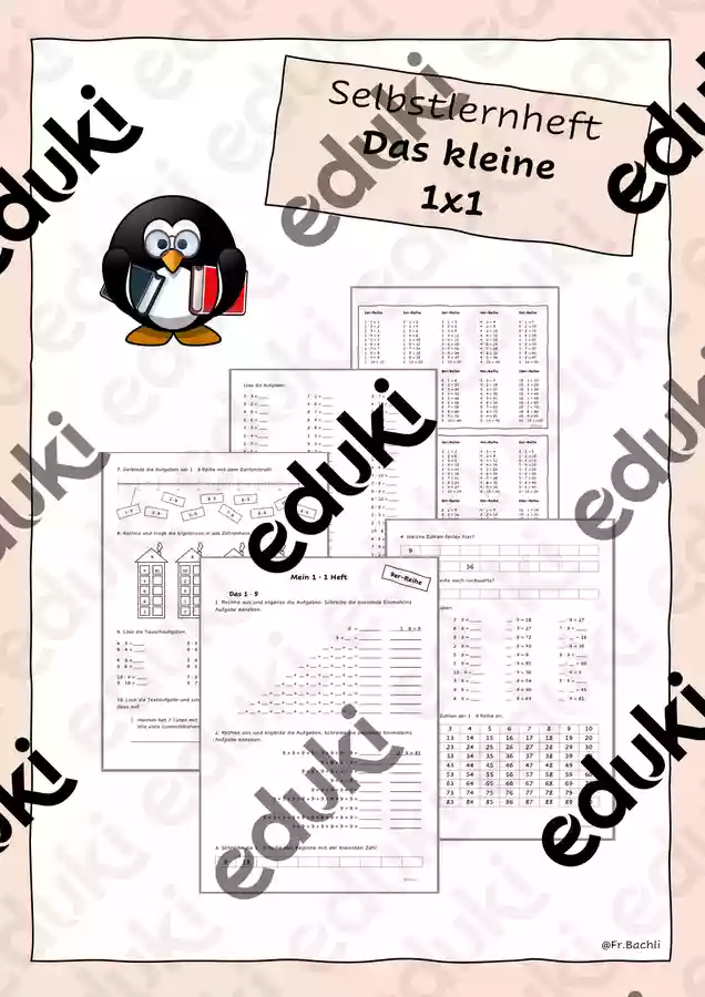 Mein 1x1 Heft Das Kleine 1x1 Selbstlernheft Einmaleins mein-1x1-heft-das-kleine-1x1-selbstlernheft-einmaleins