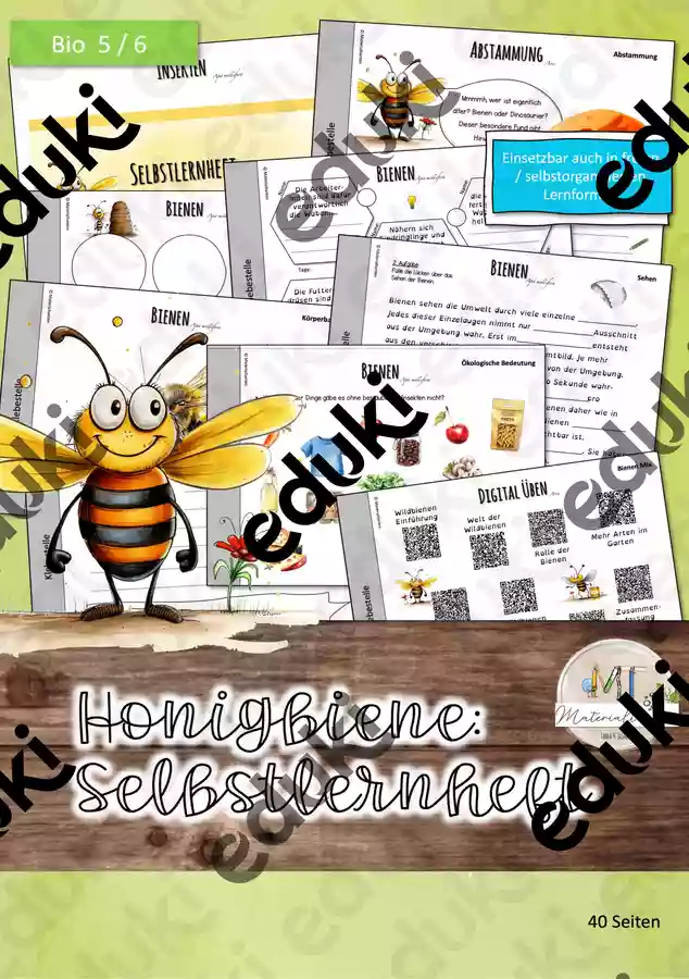 Insekten Biene Selbstlernheft Unterrichtsmaterial Im Fach Biologie insekten-biene-selbstlernheft-unterrichtsmaterial-im-fach-biologie