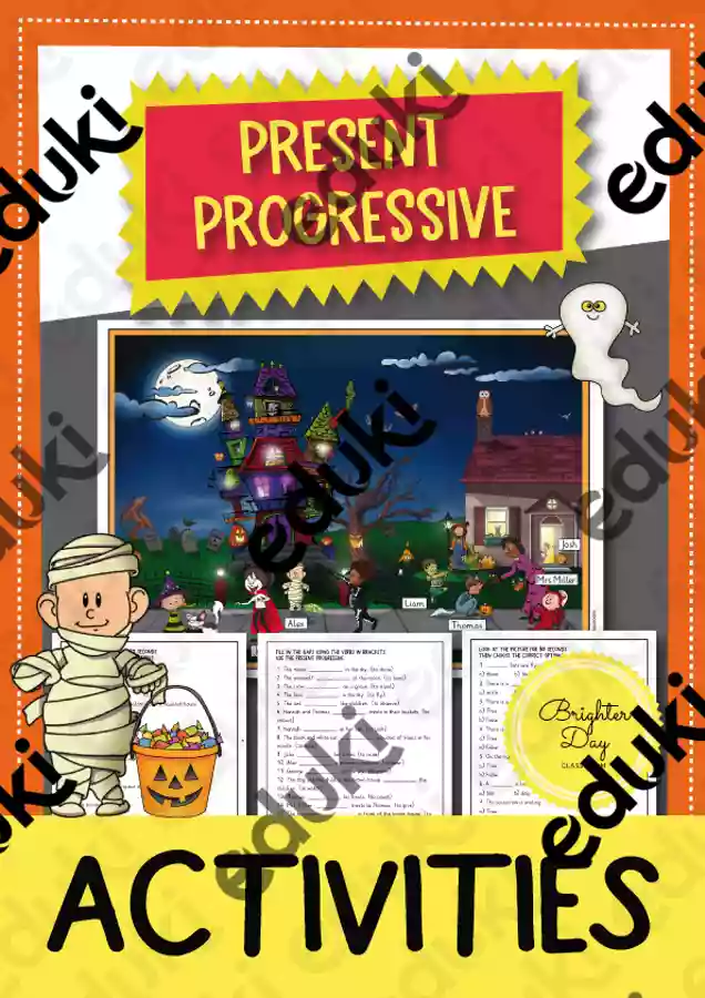 Present Progressive / Present Continuous - Describing Pictures (inglés ...