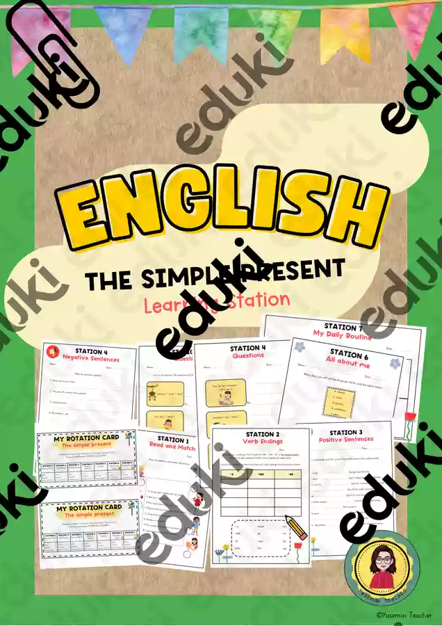 Present Simple Learning Station | Grammar | Tenses - Ressource ...