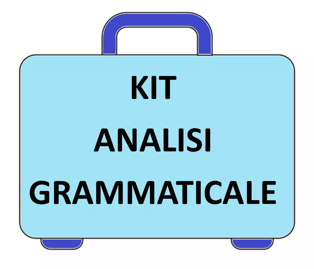 ITALIANO - Kit Analisi Grammaticale Materiale di supporto/inclusione - ITALIANO - Kit Analisi Grammaticale - EducatriceDeb - Pagina di copertina