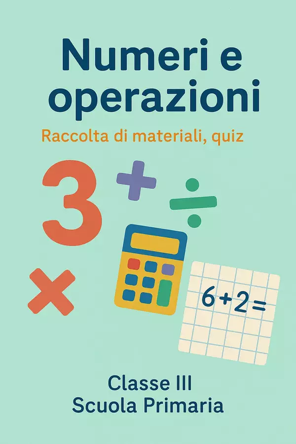 Numeri e operazioni (quiz) Quiz - Numeri e operazioni (quiz) - Matematica Insieme - Pagina di copertina