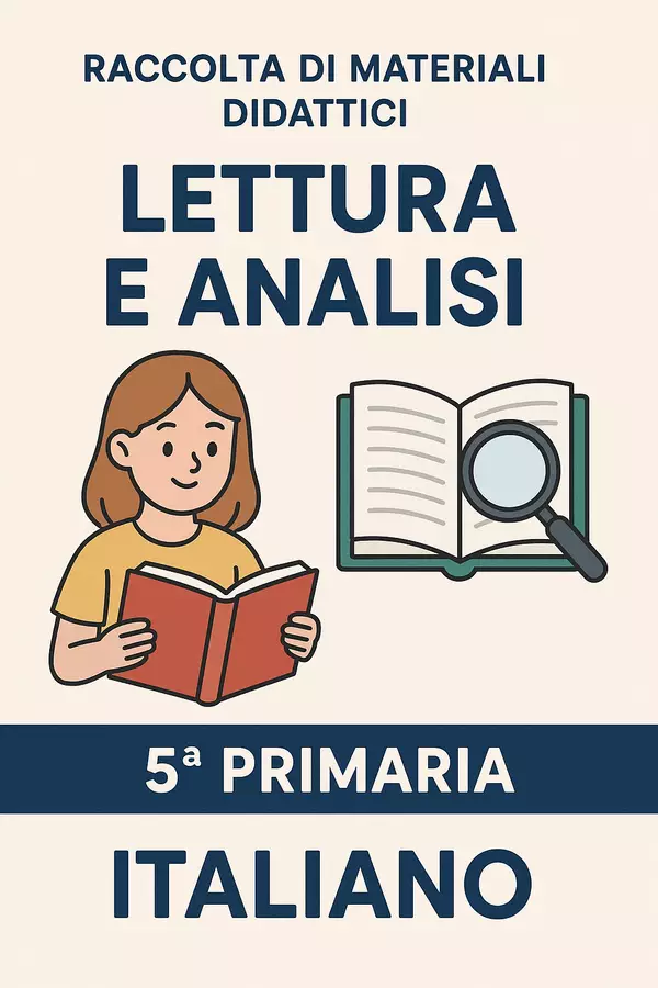 Raccolta di materiali: Lettura e Analisi Schede informative - Raccolta di materiali: Lettura e Analisi - Maestra di Italiano - Pagina di copertina