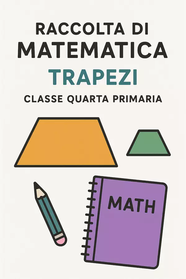 Raccolta di materiali Matematica: trapezi Compiti in classe/Test - Raccolta di materiali Matematica: trapezi - Matematica Insieme - Pagina di copertina