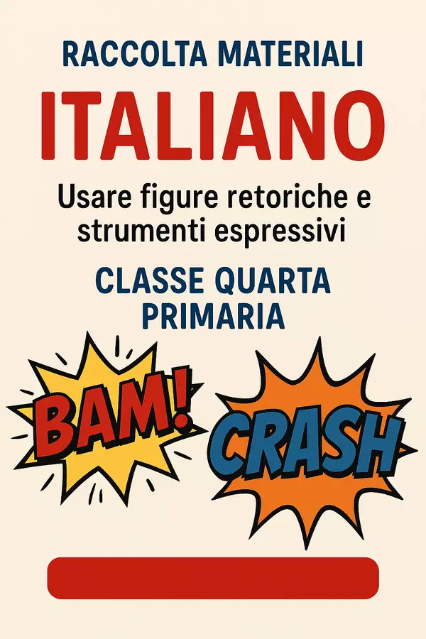 Raccolta di materiali Italiano: Usare figure retoriche e strumenti espressivi Schede informative - Raccolta di materiali Italiano: Usare figure retoriche e strumenti espressivi - Maestra di Italiano - Pagina di copertina