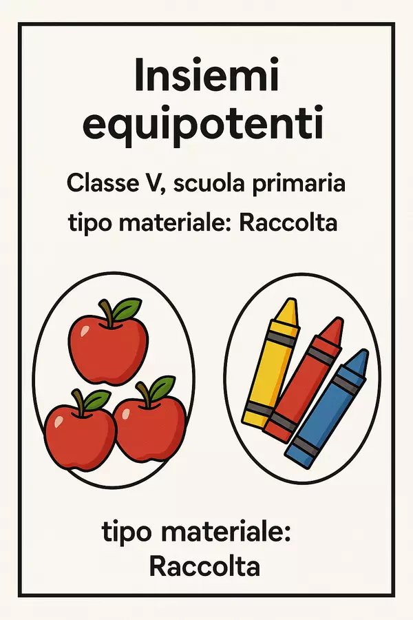 Insiemi equipotenti: raccolta di presentazioni Presentazioni / Lavagne - Insiemi equipotenti: raccolta di presentazioni - Matematica Insieme - Pagina di copertina