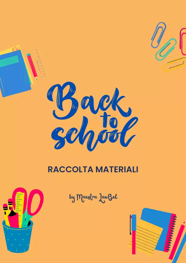 Raccolta di materiali Poster - Raccolta di materiali - Maestra Laubel - Pagina di copertina