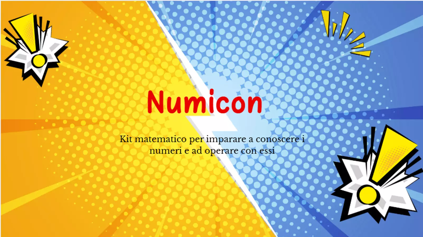 Materiale didattico in stile NUMICON Esercizi - Materiale didattico in stile NUMICON - Maestra Forty - Pagina di copertina