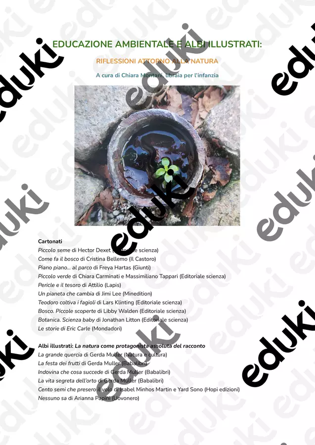 Educazione ambientale e albi illustrati Schede informative - Educazione ambientale e albi illustrati - Chiara Montani - Pagina di copertina