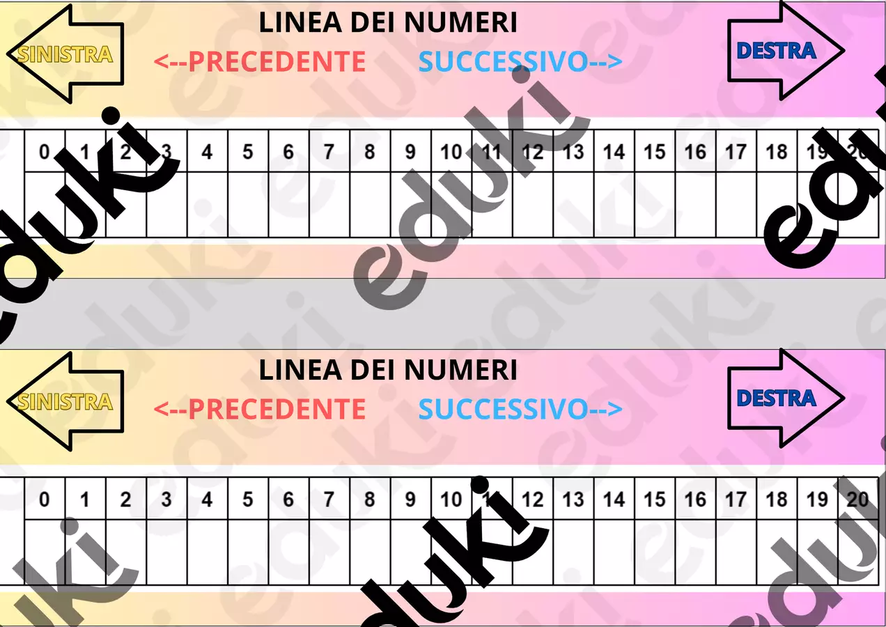 Linea dei numeri d0 - 20 Da banco Materiale di supporto/inclusione - Linea dei numeri d0 - 20 Da banco - Maestra Fede - Pagina di copertina