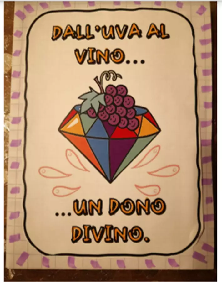 Kit per la realizzazione di un mini Flip Book dedicato alla vendemmia. Materiale per pittura e bricolage - Kit per la realizzazione di un mini Flip Book dedicato alla vendemmia. - Didattica Creativa - Pagina di copertina