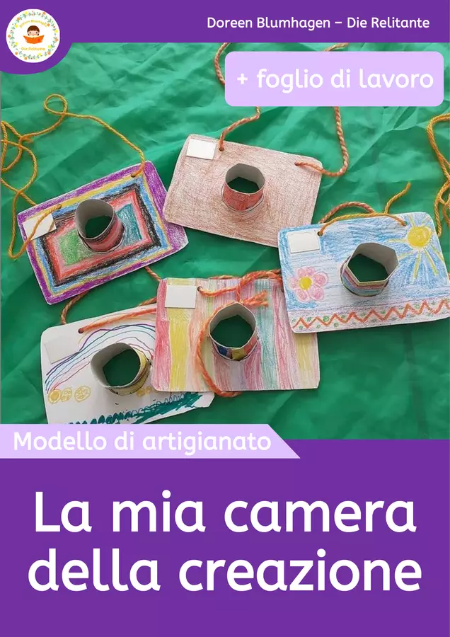 La mia camera della creazione Materiale per pittura e bricolage - La mia camera della creazione - DieRelitante - Pagina di copertina