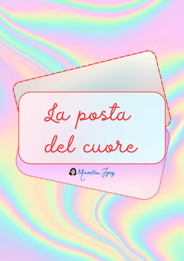 La posta del cuore Materiale di supporto/inclusione - La posta del cuore - Maestra Igny - Pagina di copertina