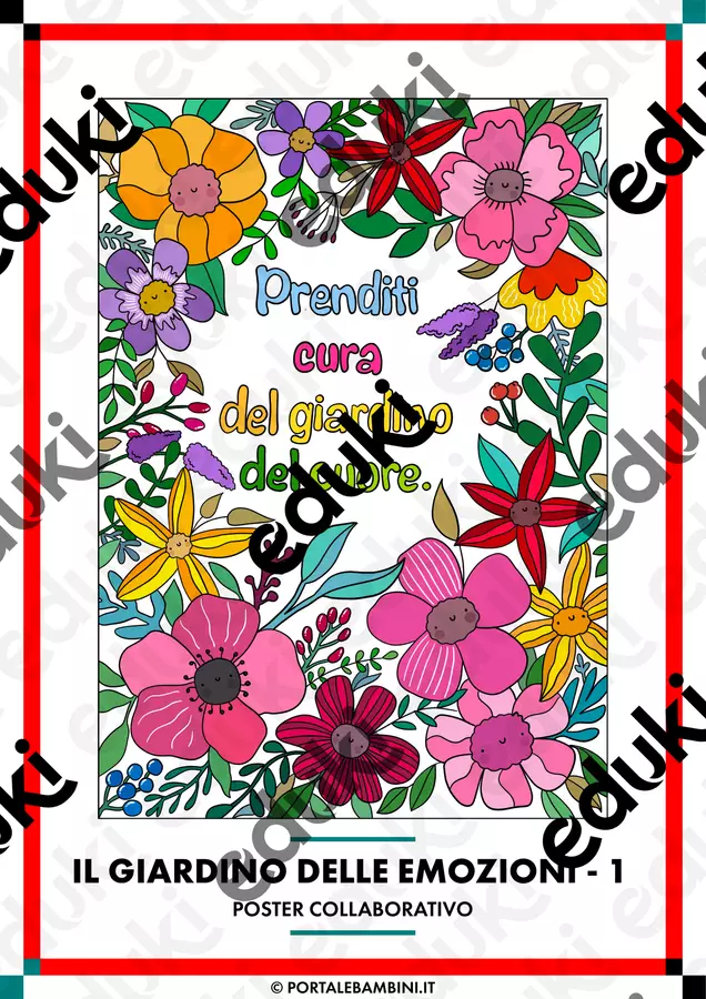 Il Giardino delle Emozioni 1 - Poster collaborativo Poster - Il Giardino delle Emozioni 1 - Poster collaborativo - Cuorfolletto Creative Shop - Pagina di copertina