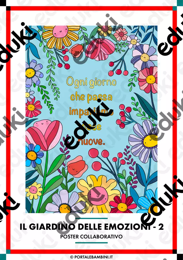 Il Giardino delle Emozioni 2 - Poster collaborativo Poster - Il Giardino delle Emozioni 2 - Poster collaborativo - Cuorfolletto Creative Shop - Pagina di copertina