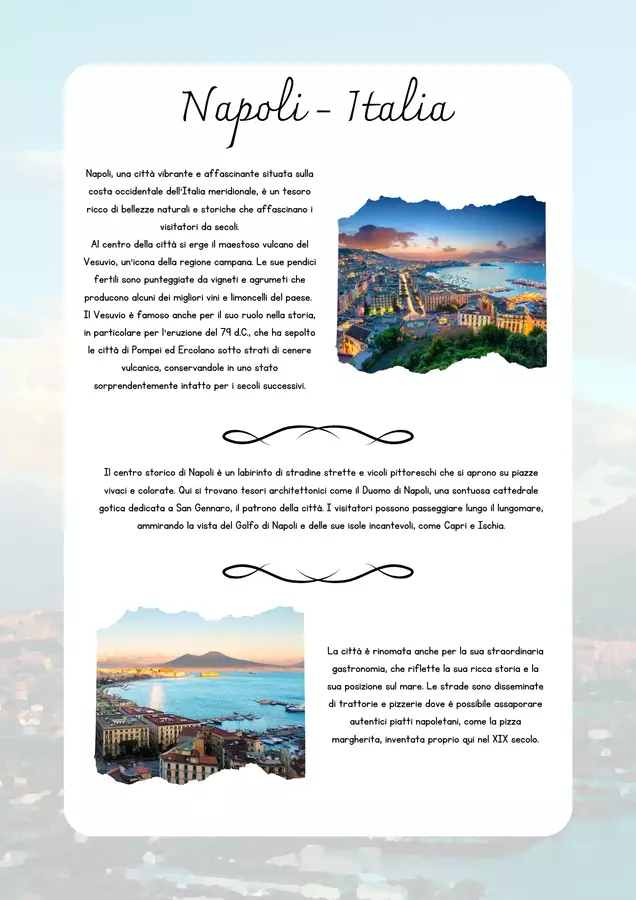 Ricerca su Napoli Altro tipo di materiale - Ricerca su Napoli - MilleLibriPerBambini - Pagina di copertina