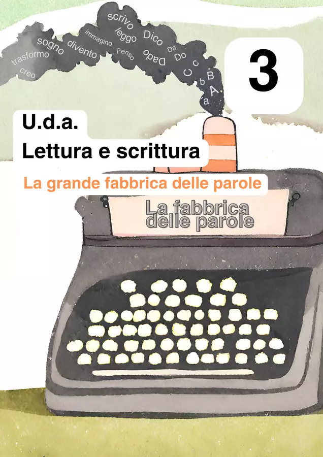 La fabbrica delle parole - Il paese della fabbrica UdA - La fabbrica delle parole - Il paese della fabbrica - MaestraJoy - Pagina di copertina
