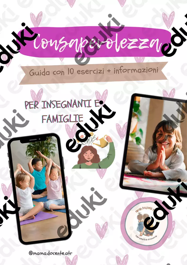 Dossier Mindfulness *Informazioni + Esercizi* Programmi scolastici / Materiali per docenti - Dossier Mindfulness *Informazioni + Esercizi* - Mama.docente.atr - Pagina di copertina