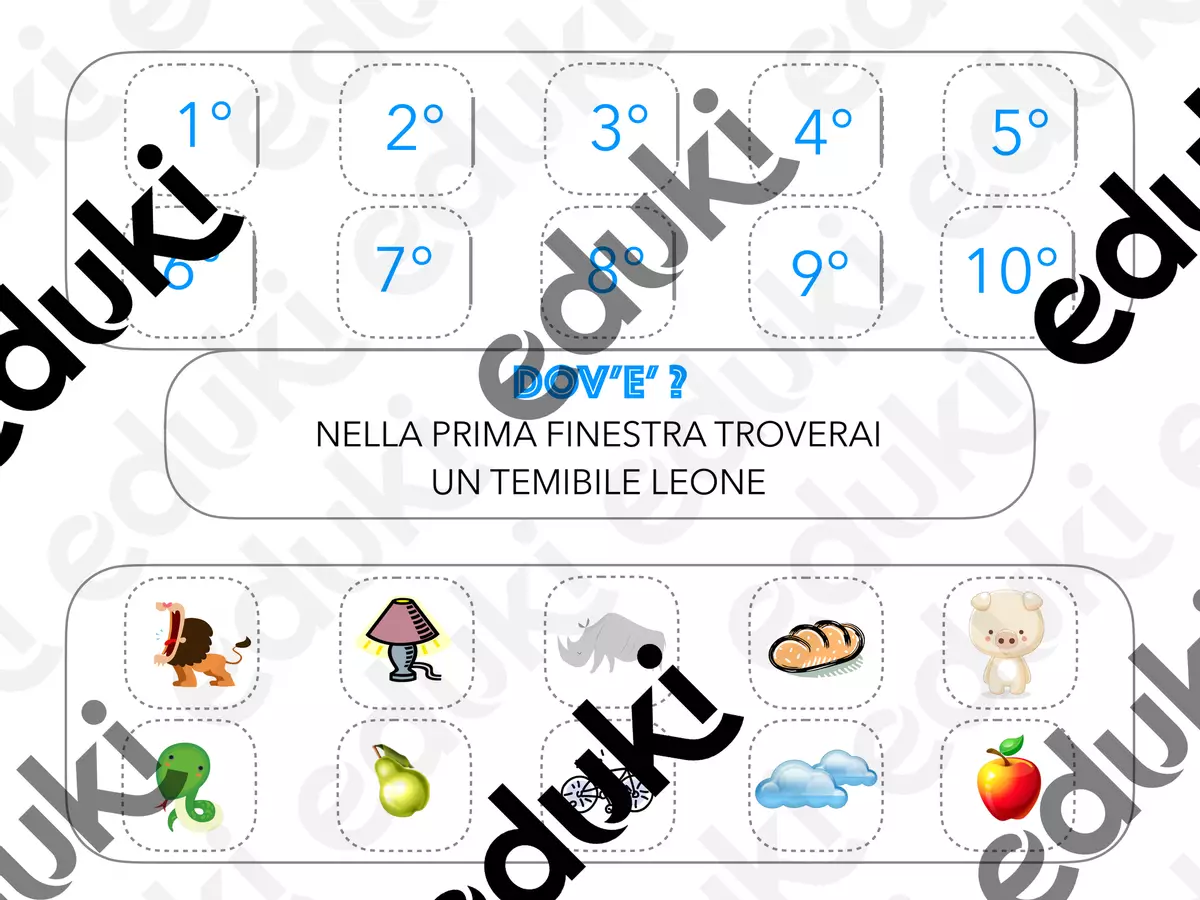 Il gioco dei numeri ordinali Giochi - Il gioco dei numeri ordinali - homemademamma - Pagina di copertina