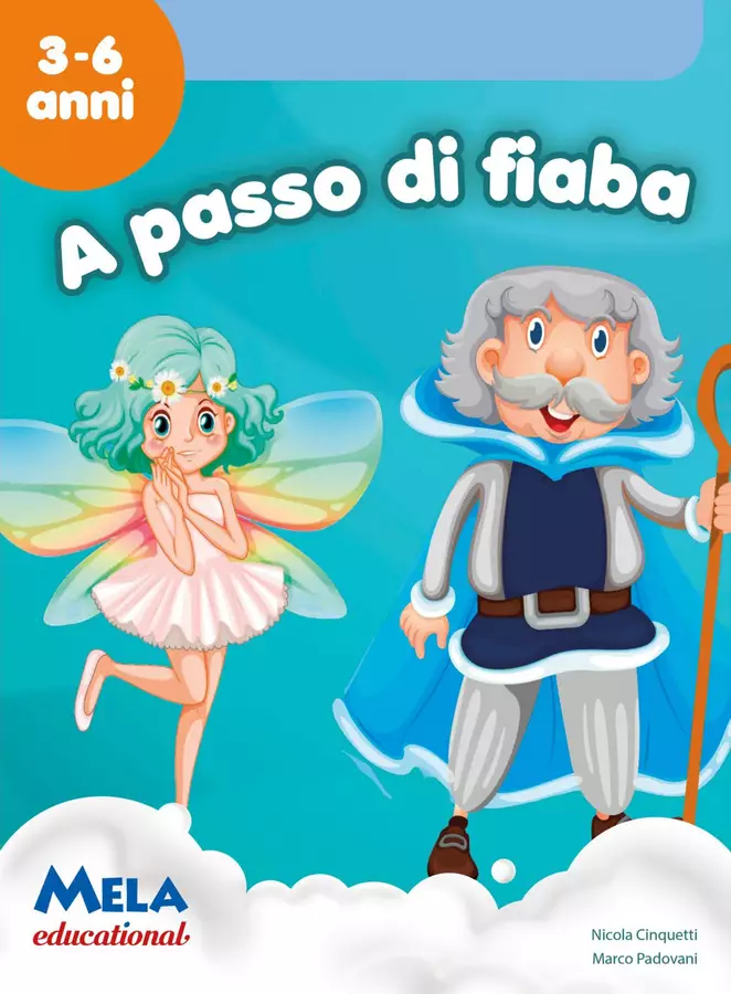 A PASSO DI FIABA libro con canzoni Audio - A PASSO DI FIABA libro con canzoni - Mela educational - Pagina di copertina