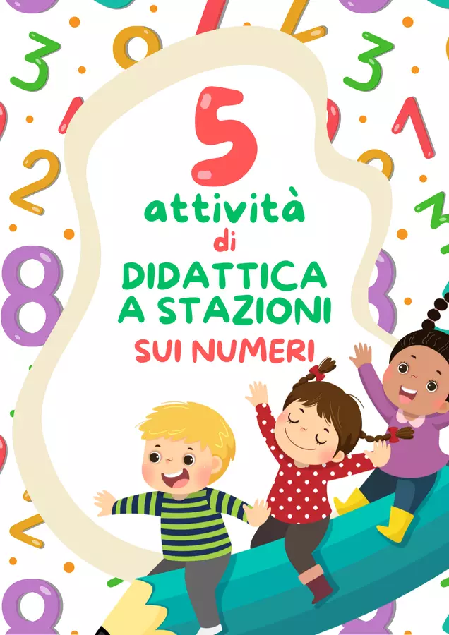 Didattica a stazioni sui numeri (accoglienza classe prima) Didattica a stazioni - Didattica a stazioni sui numeri (accoglienza classe prima) - MilleLibriPerBambini - Pagina di copertina
