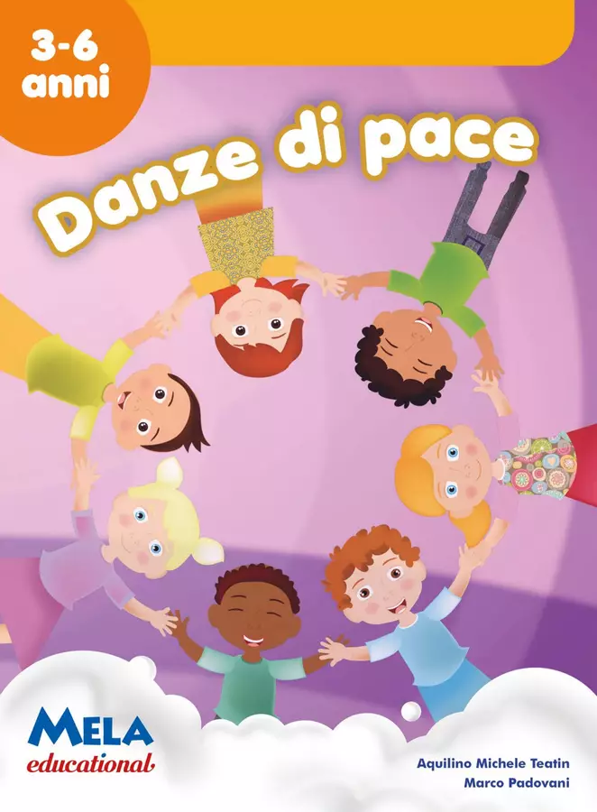 DANZE DI PACE libro con canzoni Esercizi - DANZE DI PACE libro con canzoni - Mela educational - Pagina di copertina