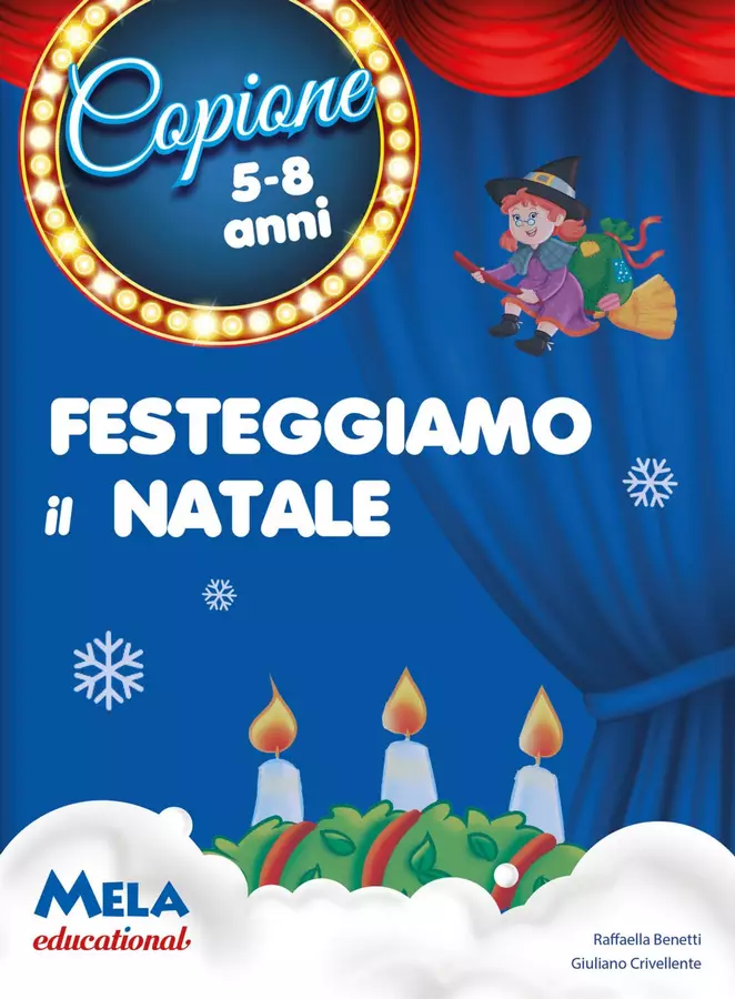FESTEGGIAMO IL NATALE libro con canzoni Materiale di supporto/inclusione - FESTEGGIAMO IL NATALE libro con canzoni - Mela educational - Pagina di copertina
